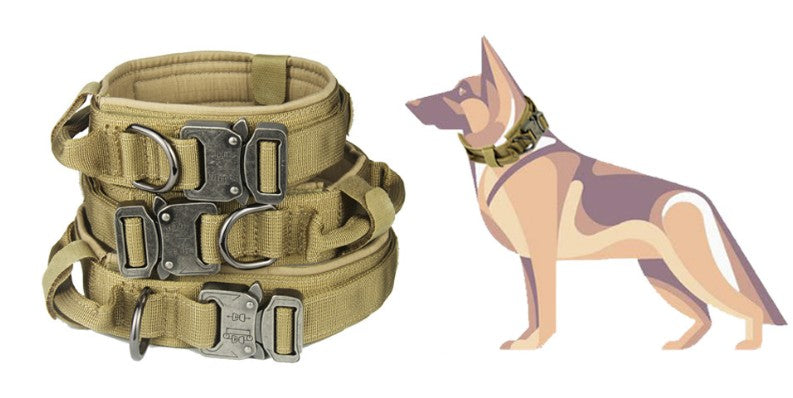 Durable Military Style Tactical Dog Collar